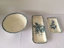 accessoires toilette céramique Terre de Fer Boulenger XIXè