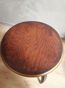 table ronde tripode art deco 1930