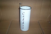 ANCIEN POT EMAILLE A CAFE ANGLAIS avec louchette 