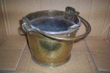 ANCIEN SEAU CUIVRE POUR PLANTE 