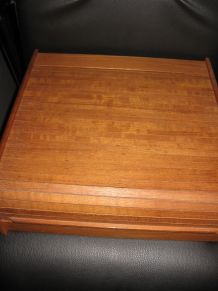 Boîte en bois de rangement