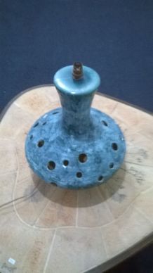 Pied de lampe vintage en céramique