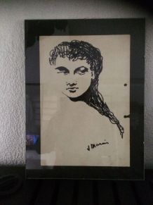 Deux dessins uniques signes Jean Marais