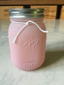 Jar/bocaux rose clair