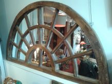 Miroir dans une imposte du XIXème