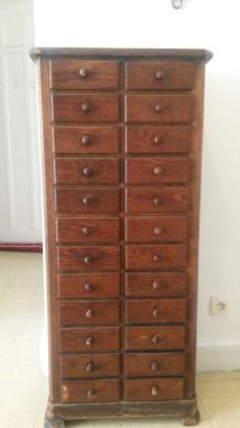 chiffonnier rustique 24 tiroirs