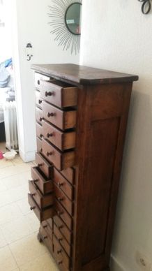 chiffonnier rustique 24 tiroirs