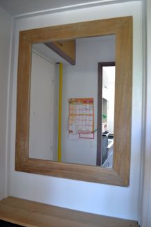 Miroir en bois