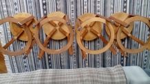 lot de 4 tabourets modèle 64 par Alvar Aalto