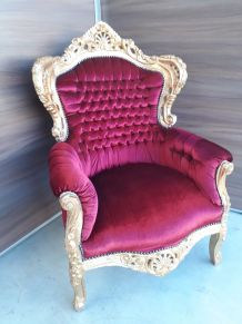 fauteuil majestique matlasse