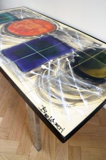 Table basse design vintage céramique Juliette Belarti