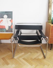 Fauteuil Wassily B3 Marcel Breuer pour Gavina