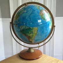 Globe terrestre Scan Globe Danemark lumineux