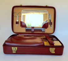 Valise nécessaire de voyage vintage