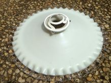 suspension , abat jour en opaline  ancien