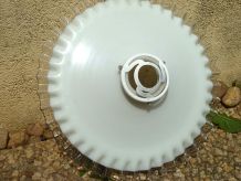 suspension , abat jour en opaline  ancien