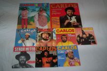 LOT DE 9 DISQUES DE CARLOS 