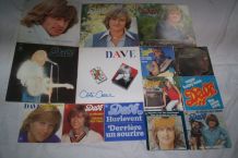 gros lot de 14 disques de DAVE dont un rare juke box 