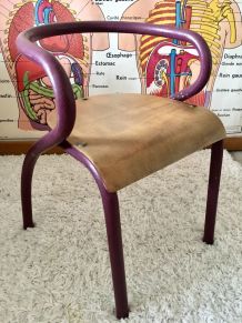 Chaise enfant vintage Mullca 300 Hitier