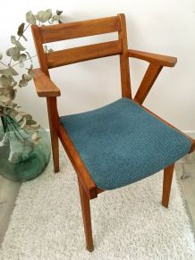Fauteuil bridge scandinave vintage
