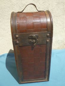porte  bouteille  ancien  en  bois