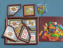 jeu de nain jaune en  bois ancien