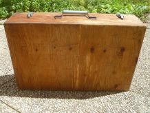 valise en bois ancienne ,  Vintage
