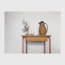 Bouteille thermos en osier