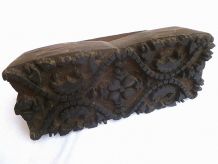  tampon ancien a impression Batik et textile en bois