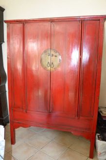 Armoire de mariage chinoise  bois de sapin certifiée