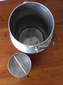 Pot à lait aluminium 1,5L années 50
