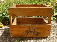 caisse en bois de la brasserie CAULIER