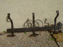 patère  ancienne  en fer  forgé, vintage