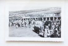 Photo vintage le souk de Marrakech - Maroc - 1934