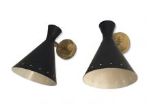 Paire Applique Italienne style 50's