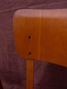 Paire de chaises bistrot Thonet, années 50