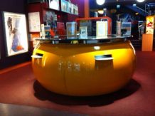 banque bar comptoir vintage loft piscine mobilier extérieur 