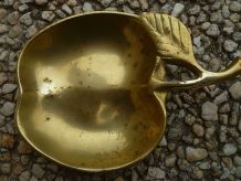 vide  poche , pomme  en laiton , vintage