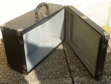 valise  ancienne bois , cartonnée, vintage