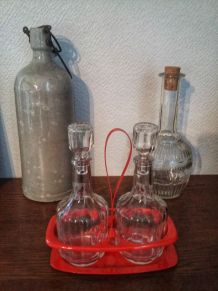 Serviteur huile et vinaigre vintage