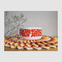 Saladier motif Lotus arcopal 