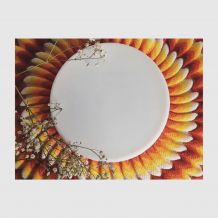 Saladier motif Lotus arcopal 