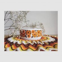 Saladier motif Lotus arcopal 