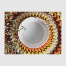 Saladier motif Lotus arcopal 