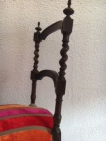 Paire de chaises en noyer époque Napoléon III