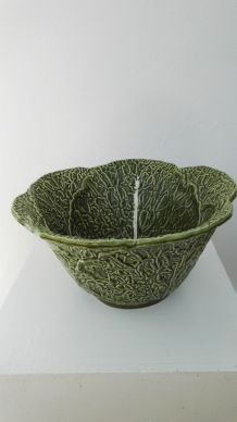 Saladier barbotine choux vintage broc