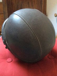 Casque bol vintage cuir 56 CM