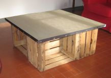 Table Basse Plateau Béton