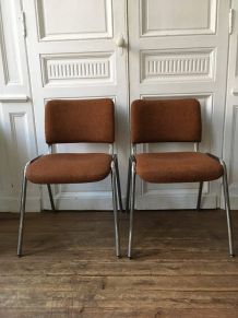Lot de 2  chaises vintage