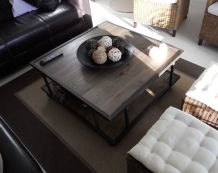 table basse style industriel